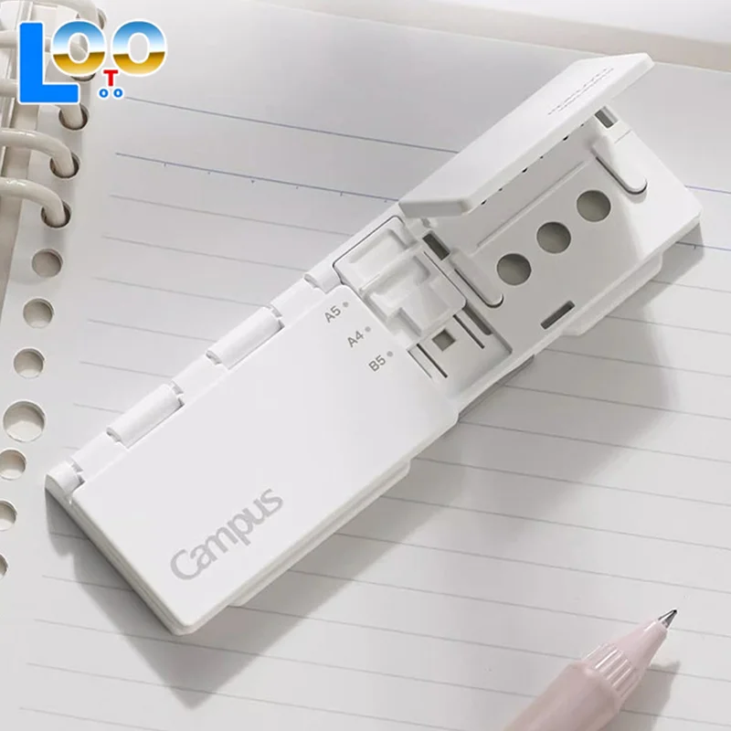 8 حفرة لكمة المحمولة حلقة الموثق دليل A5 B5 A4 فضفاضة ورقة دفتر ورق الناخس أداة مريحة خفيفة الوزن اللوازم المكتبية