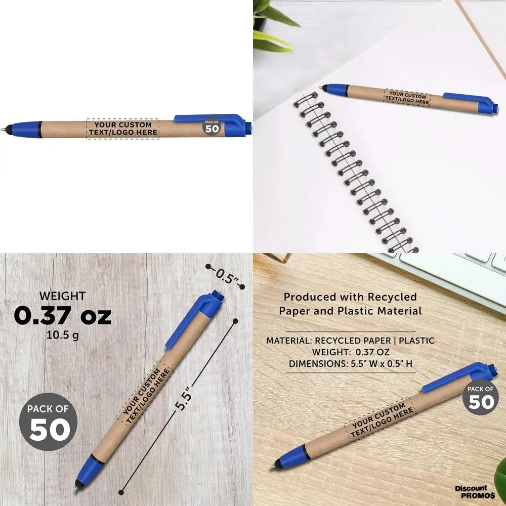 boligrafo-azul-retractil-reciclado-personalizable-paquete-de-50-texto-o-logotipo-personalizado-incluido