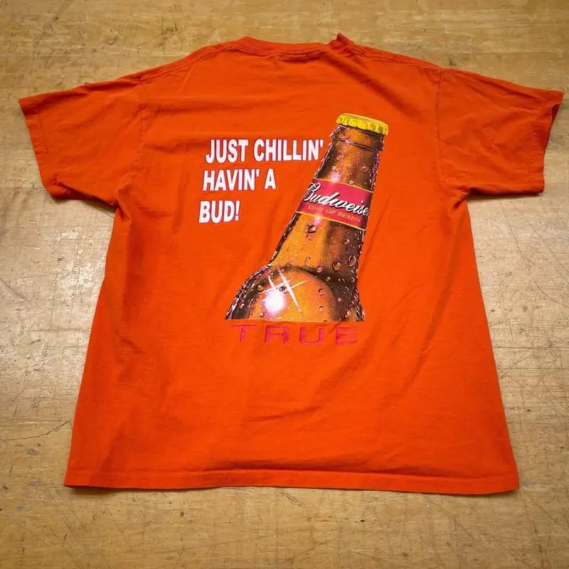 Is the Flaws Vintage Y2K Budweiser T Shirt Worth Adding to Your Core Wardrobe?