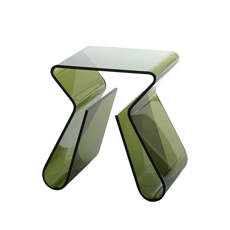 Acrylic sofa side small apartment minimalist bedside small table coffee table corner storage desk bedside table