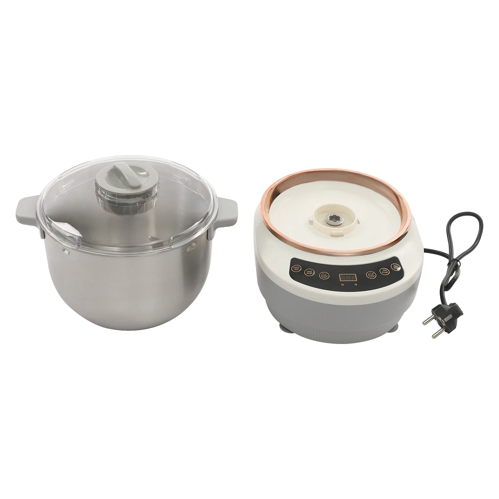 Machine à filet de pâte 250W avec fonction de Fermentation, Machine à pâte entièrement automatique 7L, Machine à pâte automatique pour la maison