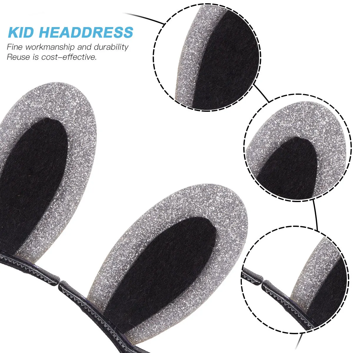 

18Pcs Cat Ear Headdress Stylish Durable Hair Clips Rabbit Ear Hairpins Accessories Hair Clip Headdress