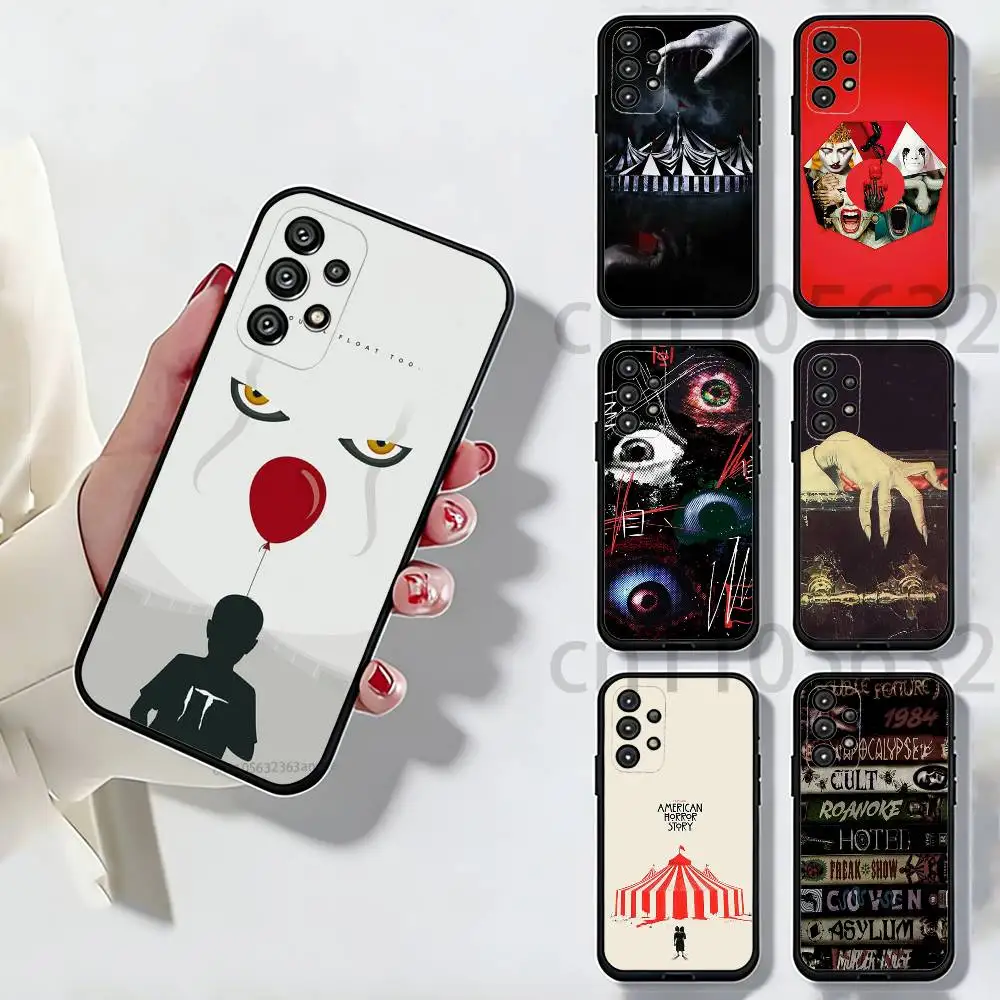 AHS American Horror Story  Phone Case For Samsung Galaxy A13,21s,22,31,32,52,53,71,80,A91 Soft Black Shell
