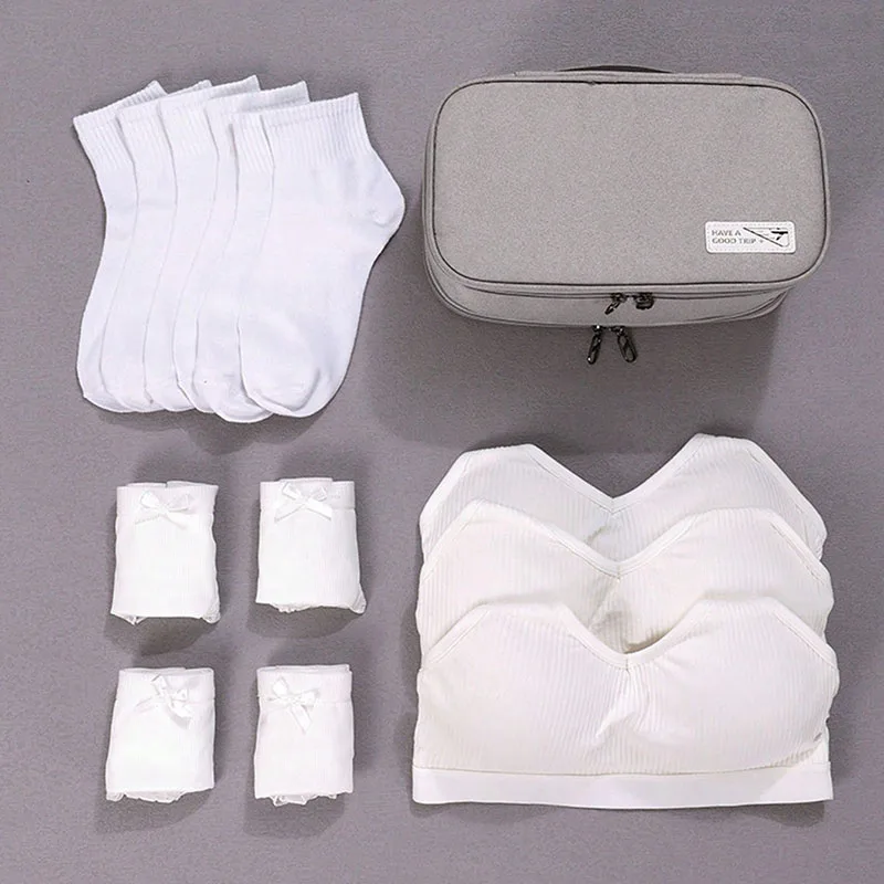 New Underwear Storage Bag Travel Bra Organizer Women Socks Clothes Pouch Packing Cube Female Girl Bra Bag Travel Accessories