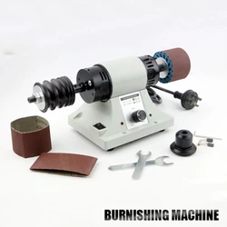 220V/110V Leather Polishing Burnishing Machine Leather Edge Grinding Machine Kit 0-8000RPM