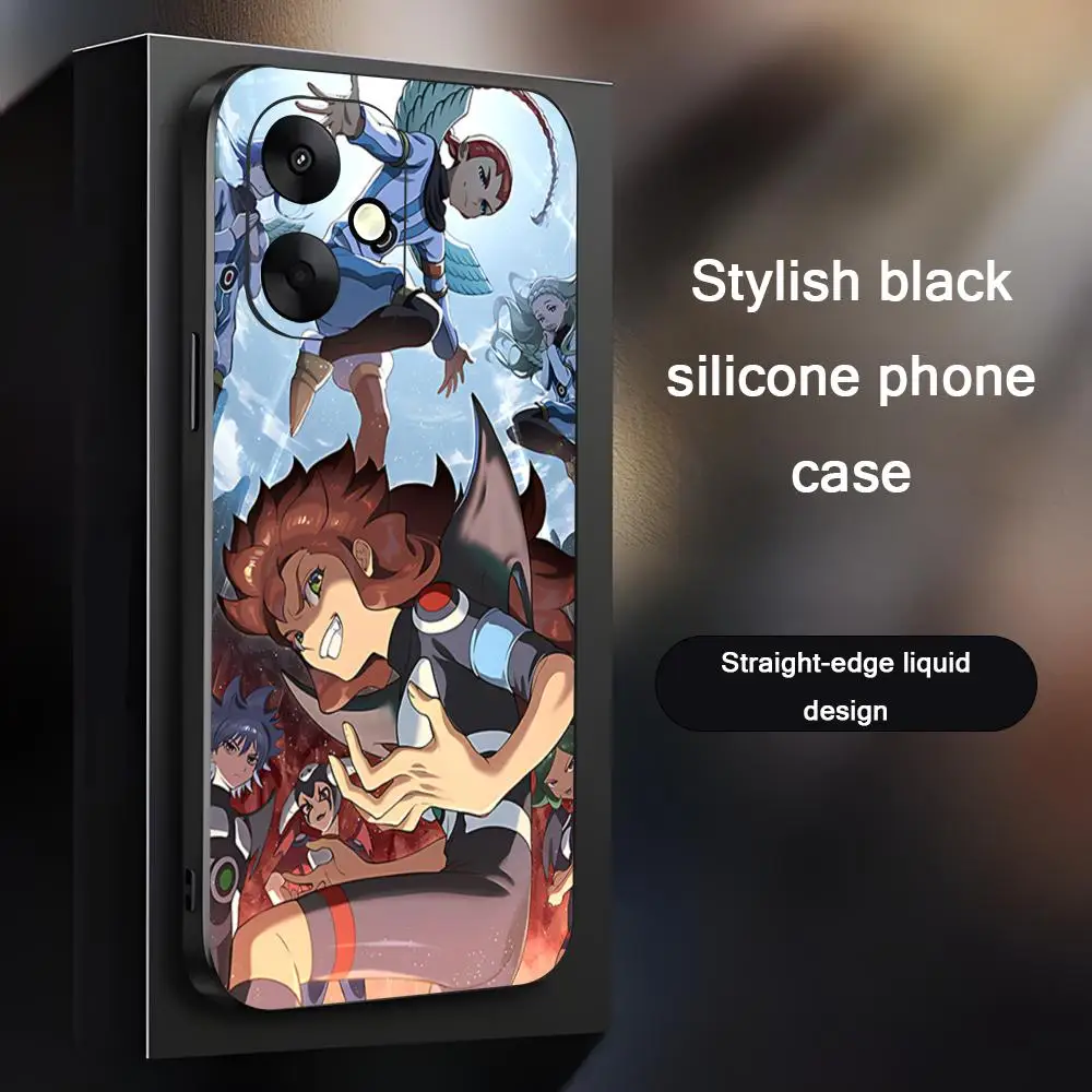 Casing Ponsel Anime Inazuma Eleven Populer untuk Xiaomi Redmi 14C 13C 12C Note14 13 12 11 10 Pro Plus S Sampul Ponsel Hitam Lembut