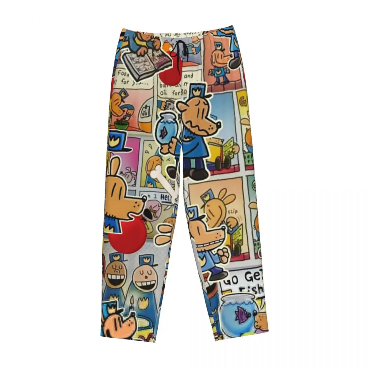 

Женские пижамные брюки с карманами в стиле аниме/мультфильма Custom Dog Man, 7 пар, для дома и сна