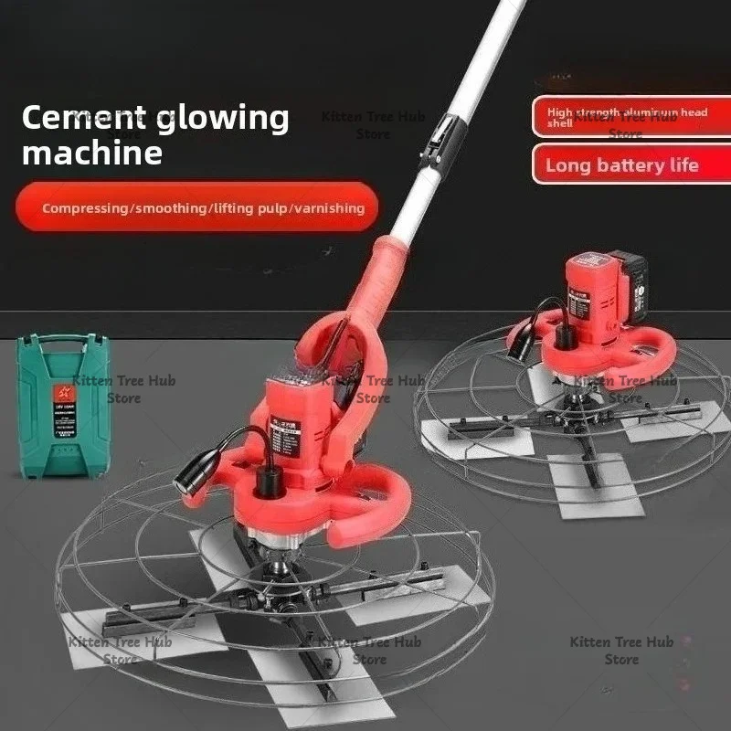 Wall Plaster Small Flat Cement Electric Trowel Road Surface ,Lithium Battery Small Cement Concrete Polisher