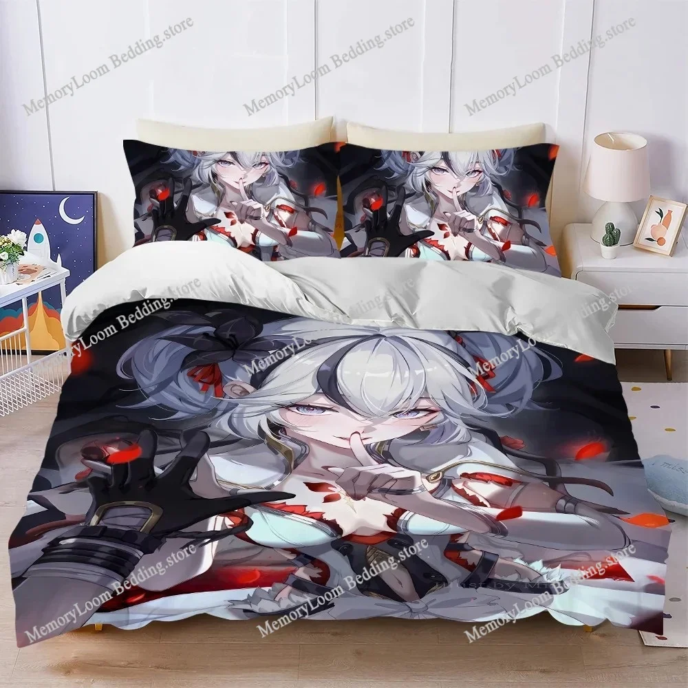 

Game Wuthering Waves Camellya Duvet Cover Set Home Style Bedding Soft Laundry Cotton Bed Student Dormitory Gift Home Textile741