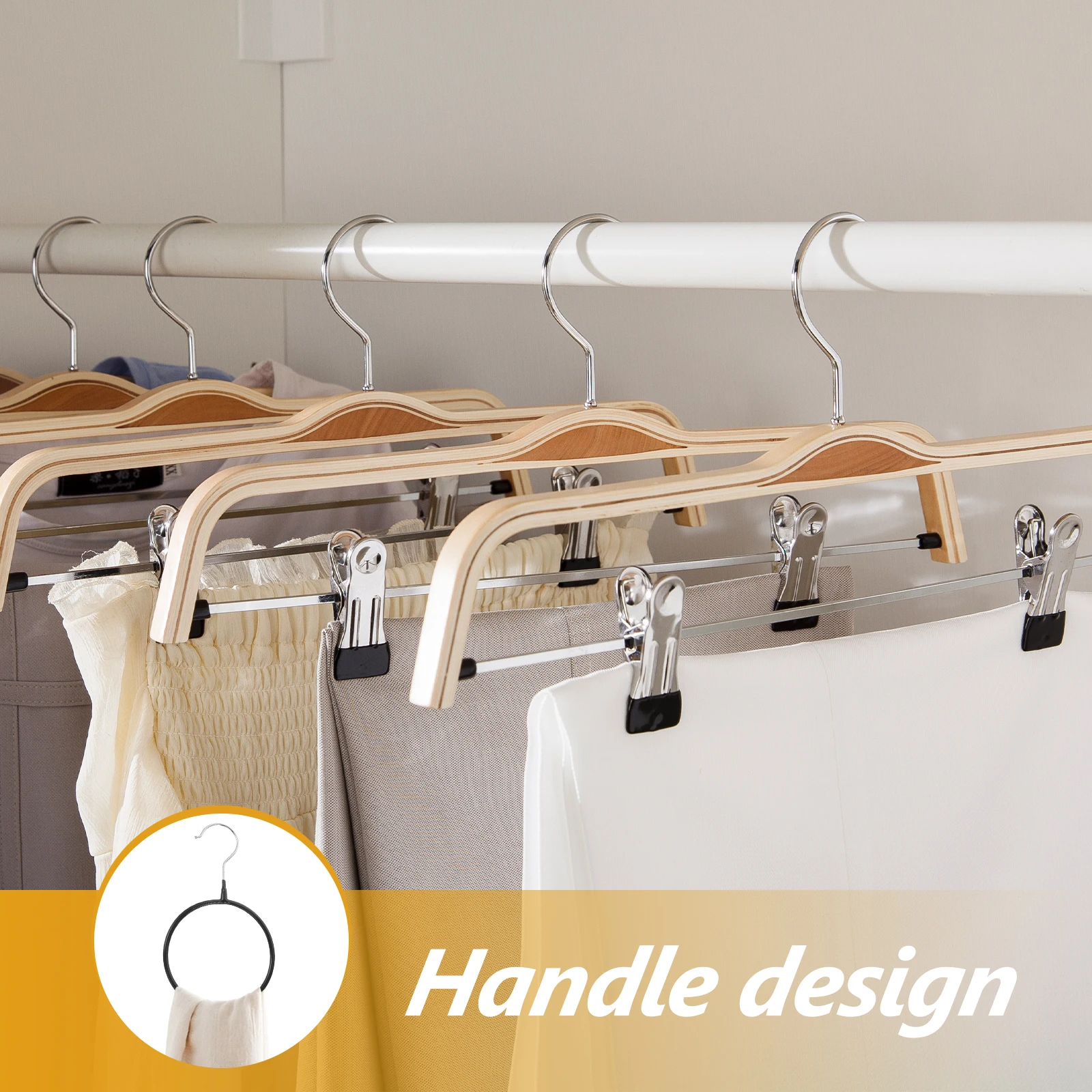 

10pcs Non-slip Closet Scarf Hanger Multi-functional Organizer for Scarves Ties Belts Socks Shawls Storage Rack Hangers