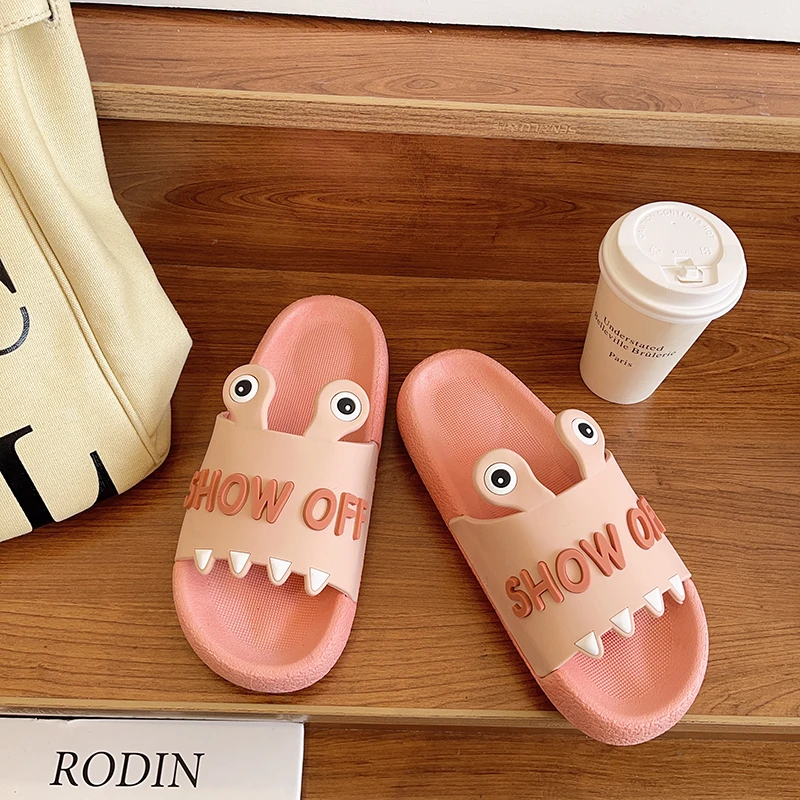 

Summer Cute Cartoon Woman Slippers Comfort Soft Pink Slides Woman Lightweight Non-Slip Women's Home Slippers chanclas de mujer