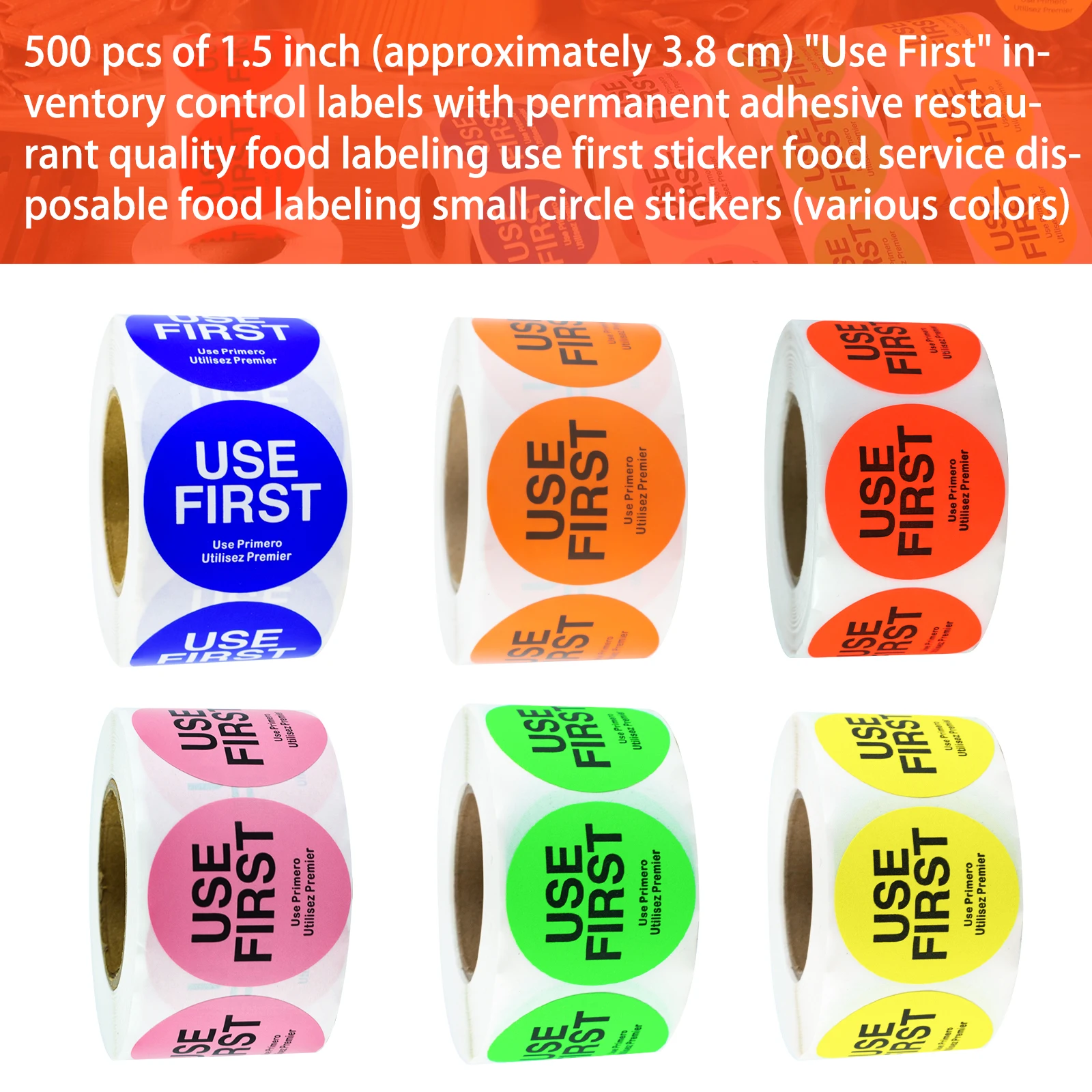 500Pcs 1.5inch (Approximately 3.8cm) 