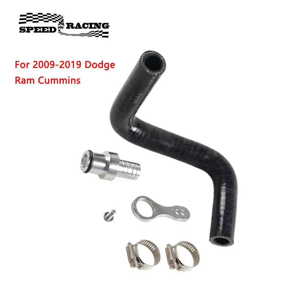 

Engine Coolant Bypass Hose Hook Adapter For 2009-2019 Dodge Ram Cummins 5Pcs Cummins 6.7L Diesel Generator Aluminum