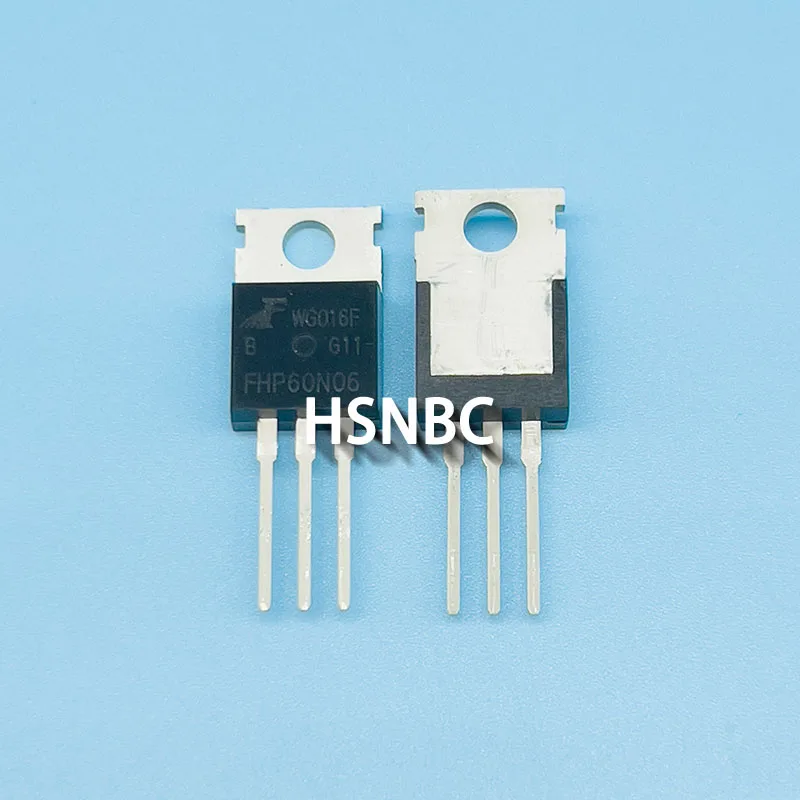 10Pcs/Lot FHP60N06 60N06 FHP60N06B TO-220 60V 60A MOSFET N-channel Power Transistor 100% New Original