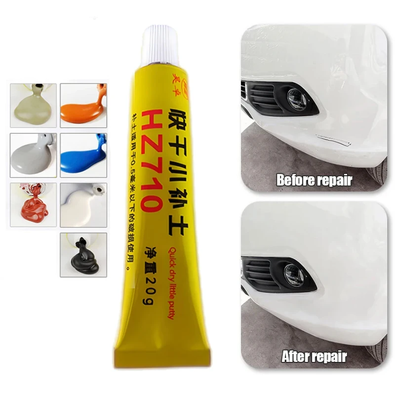 Car Refinish Paint Spray Paint Repair Mud Putty Paste Quick Drying Waterproof Scratch Repair Dent Treatment Car Accessories