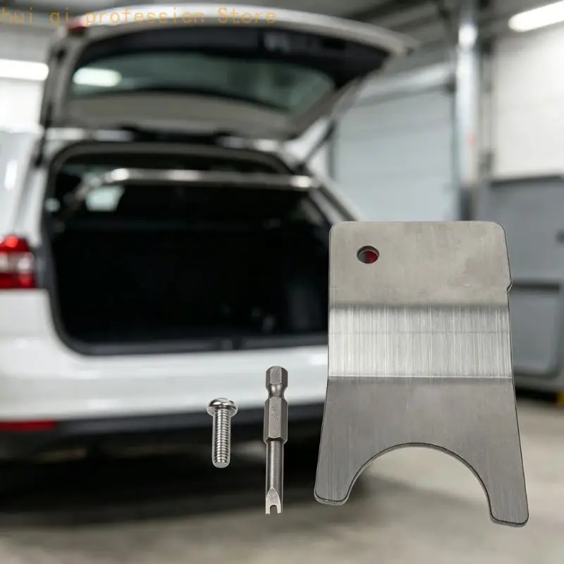 Anschraubbare Heckklappenschutzhalterung für Pickup 2024–2026, Metallscharnierbarriere für Parken, Arbeitseinsatz, Ausflüge – Detail 10