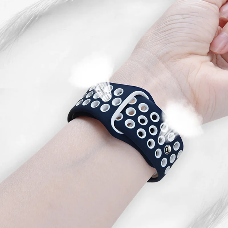 سوار قابل للتنفس لساعة هواوي ، سوار سيليكون ، حزام رياضي ، سوار ساعة ذكية ، تناسب 2 ، Fit2 ، اكسسوارات جديدة