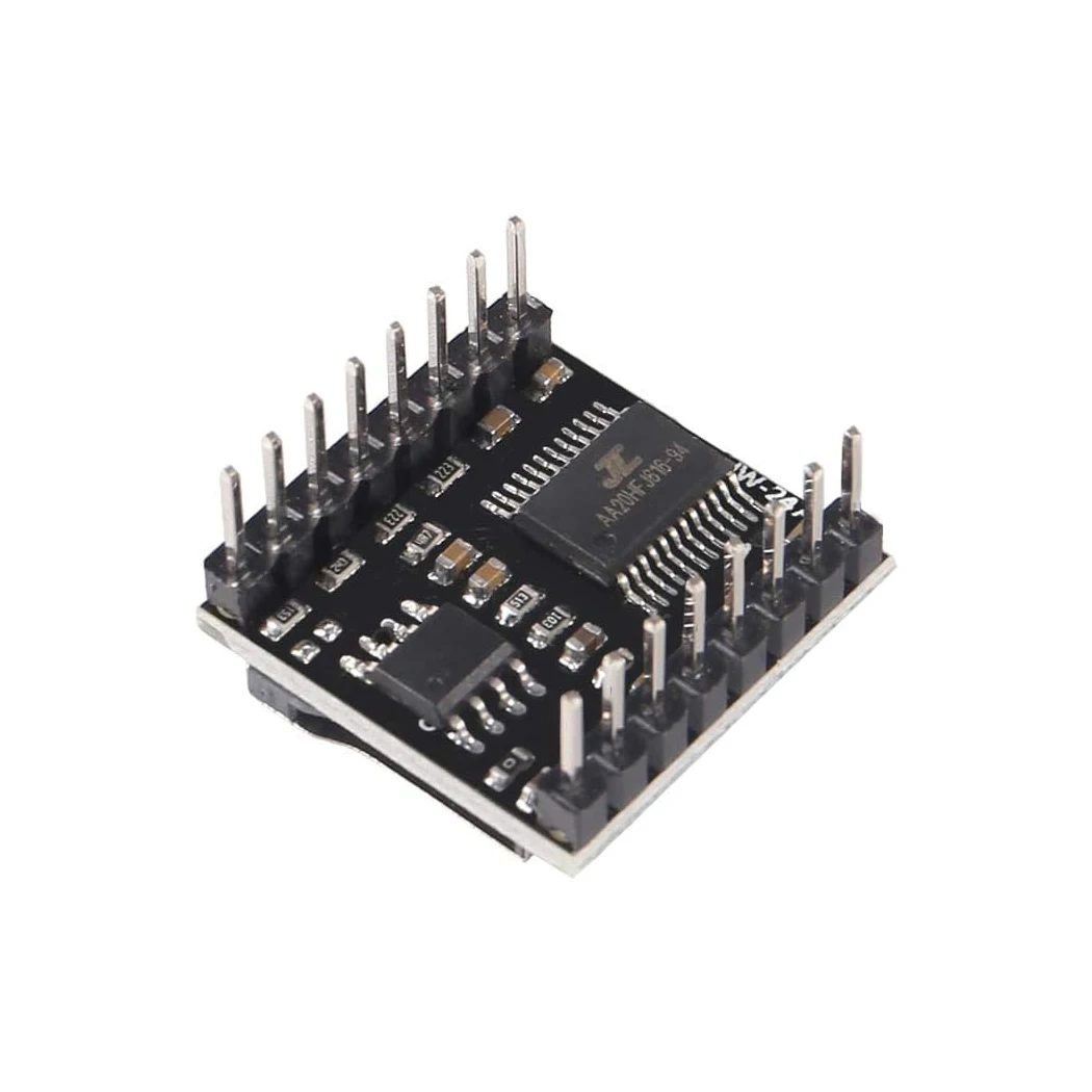 وحدة مشغل MP3 صغيرة DFPlayer V3.0 MP3 لوحة فك تشفير الصوت تدعم بطاقة TF U-Disk IO/منفذ تسلسلي/AD متوافق مع Arduino #4