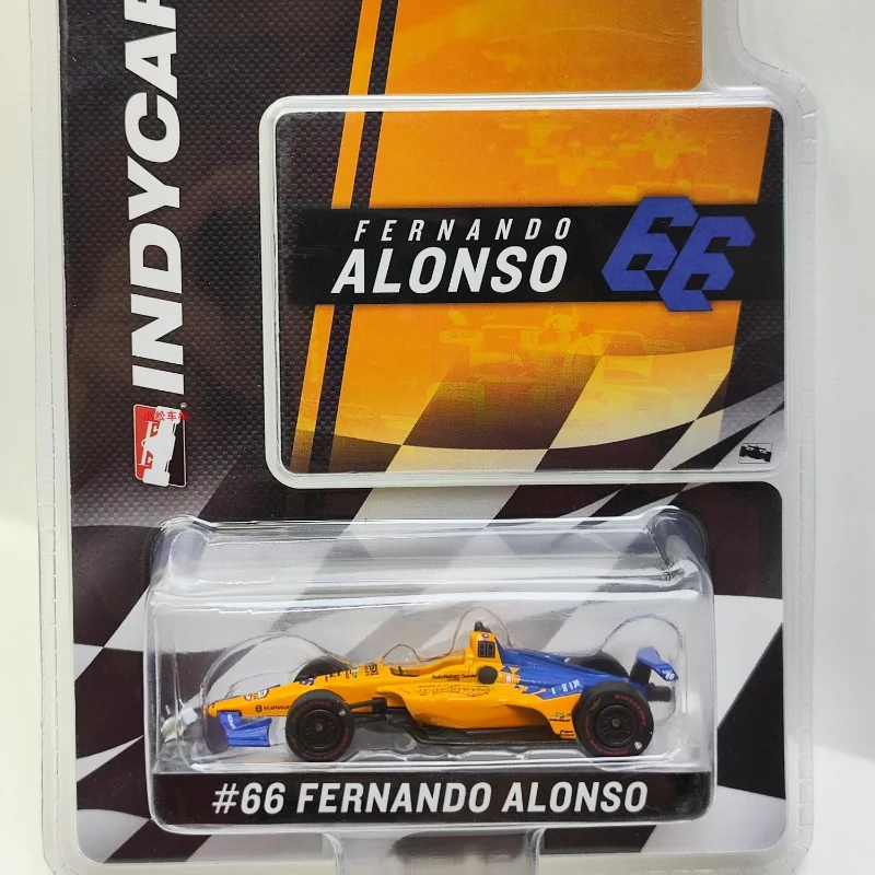 GREENLIGHT 1:64 INDYCAR #66 Fernando Alonso Simon  #2 Josef Newgarden Collection die-casting alloy trolley model ornaments GIFTS