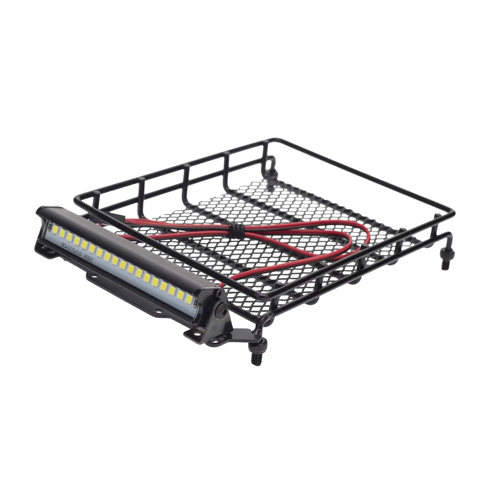 

1/12 RC Roof Luggage Rack LED Light Bar Spare for MN D90 RC Hobby Car Vehicles DIY Accessories Parts