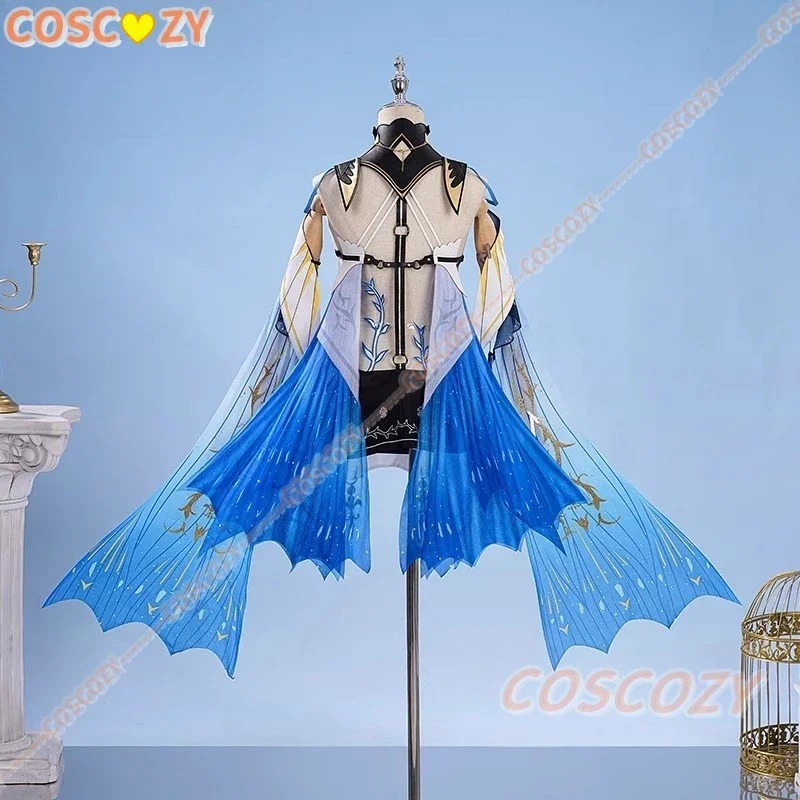 لعبة Wuthering موجات WuWa Cartethyia تأثيري حلي لصاقات وشم كرنفال هالوين حفلة لعب الأدوار شعر مستعار فستان أغطية الرأس الدعائم