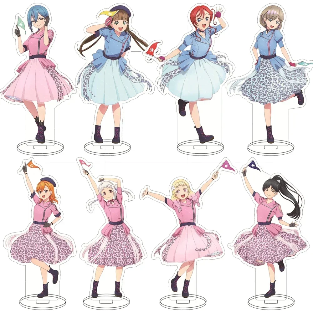 Anime LoveLive!Superstar!! Acrylic Stand Model Tang Keke Chisato Arashi Sumire Heanna Cosplay Figure Model Desk Decor Prop Gifts