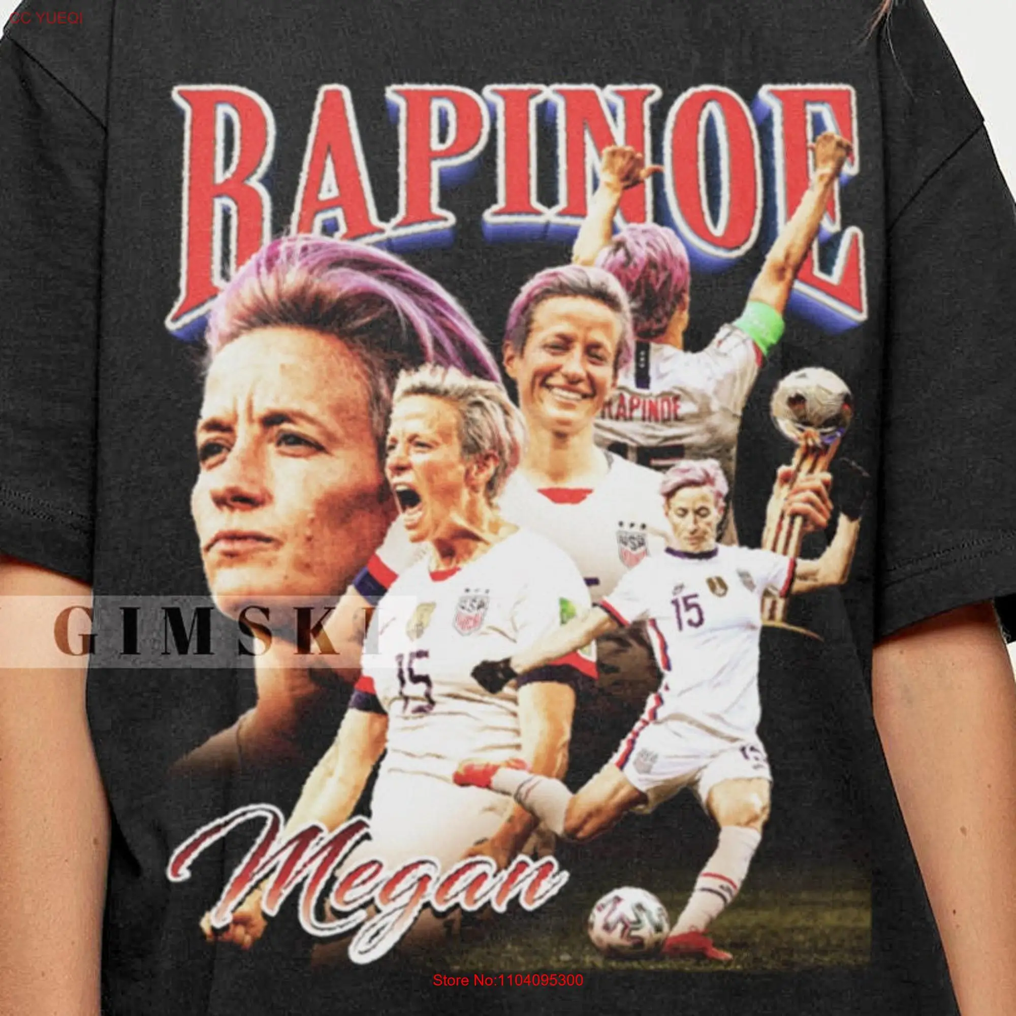 Limited Megan Rapinoe T Shirt Vintage Bootleg SweaT For Women and Man GSK13 long or short sleeves