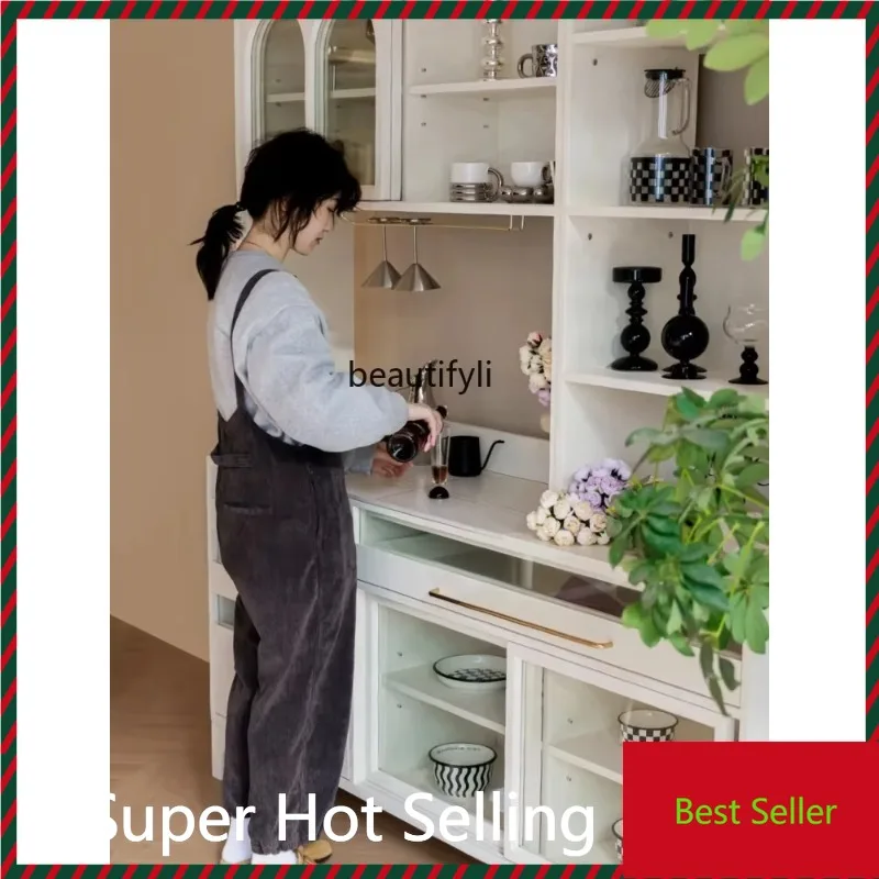 

K132 Collector's side cabinet, Nordic living room wine cabinet, cabinet integrated against the wall storage cabinet