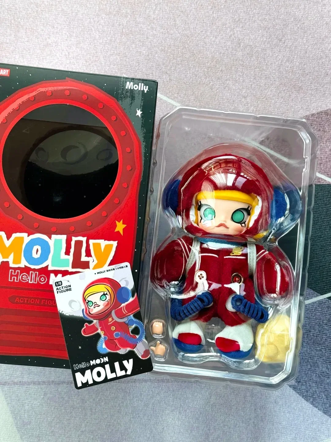 

2025 Новый оригинальный POPMART MOLLY Hello Moon Series 1/8 Фигурка Кукла Слепая коробка Модная игрушка-сюрприз Рождественский подарок на складе