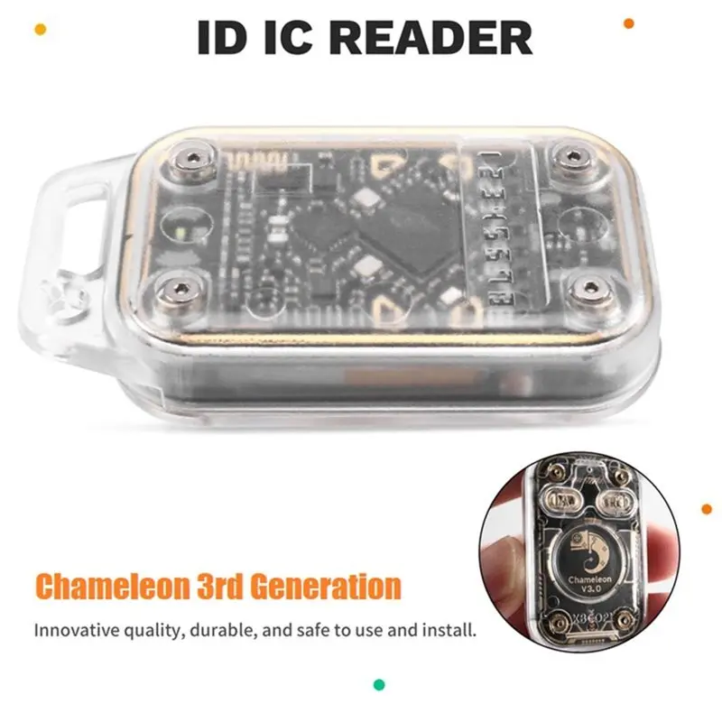 B27B Chameleon V3.0 Reader Writer Smart Chip Reader ID IC Tag Copyer RFID Smart Card Emulator+ 2XUID/CUID Keychain