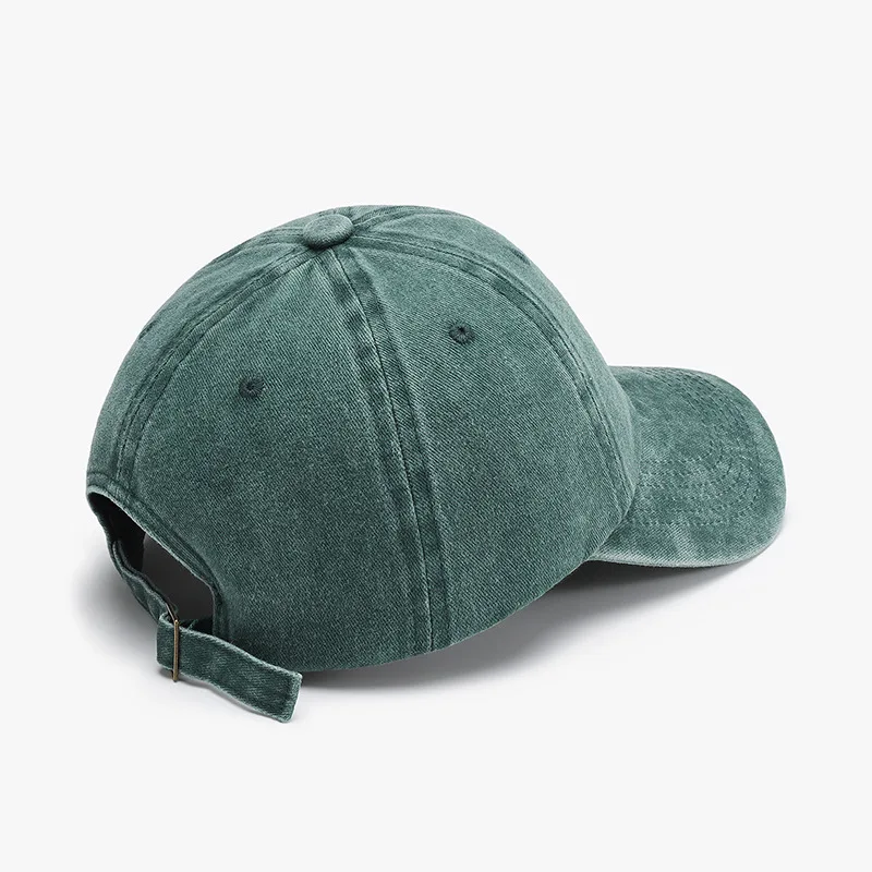 Japanese-style spring washed-coated smooth soft-top unisex baseball cap, versatile and stylish
