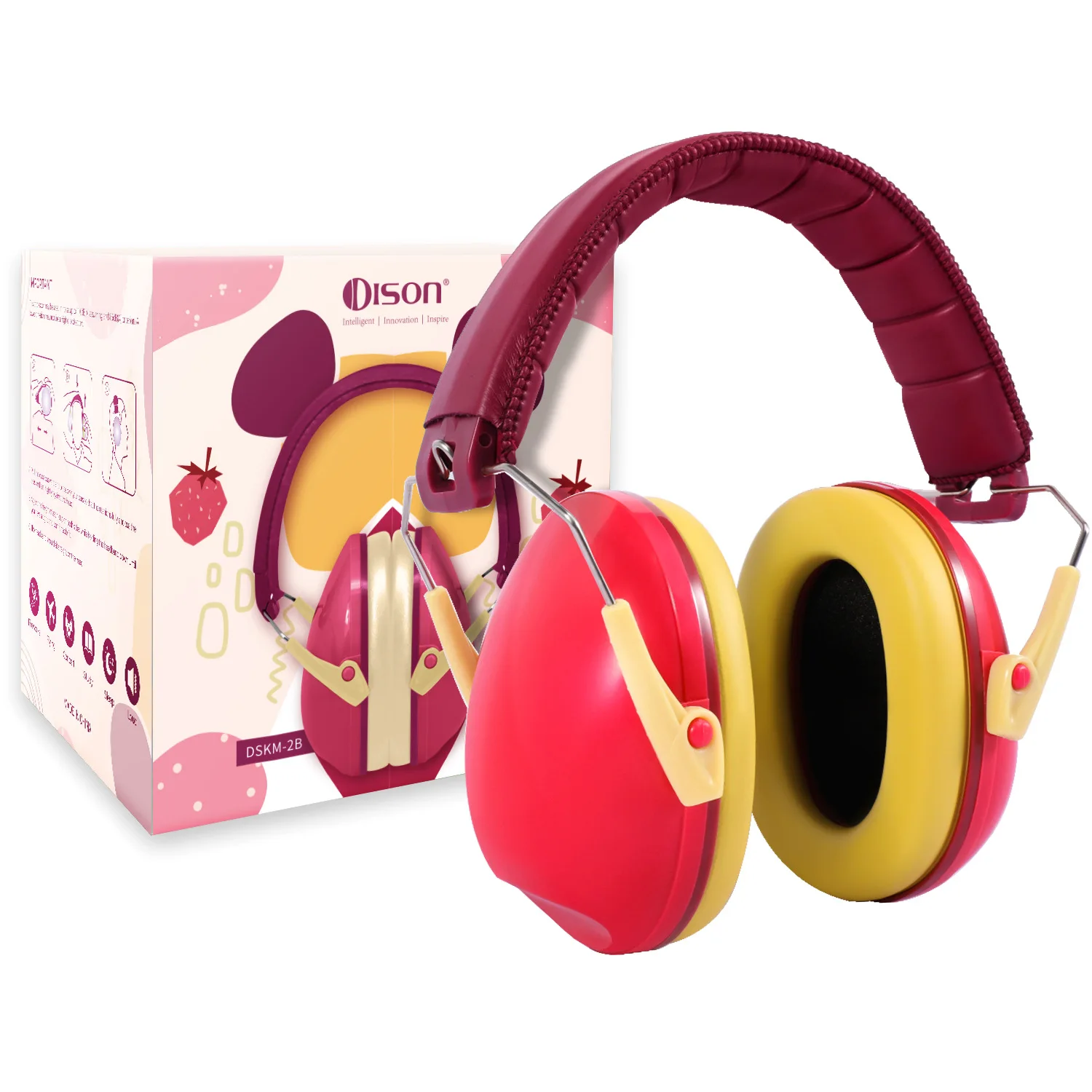 Bateria profissional Stand para Earmuffs insonorizados infantis, sono específico, Super ruído redução fones de ouvido