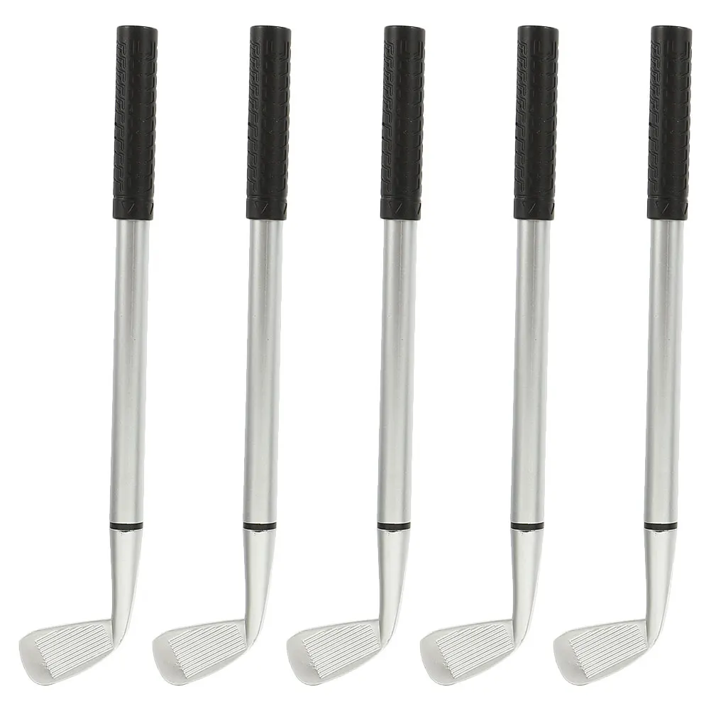 

5 Pcs Golf Club Pen Novelty Tool Pens Funny Ballpoint for Men Metal Creative Gift Child