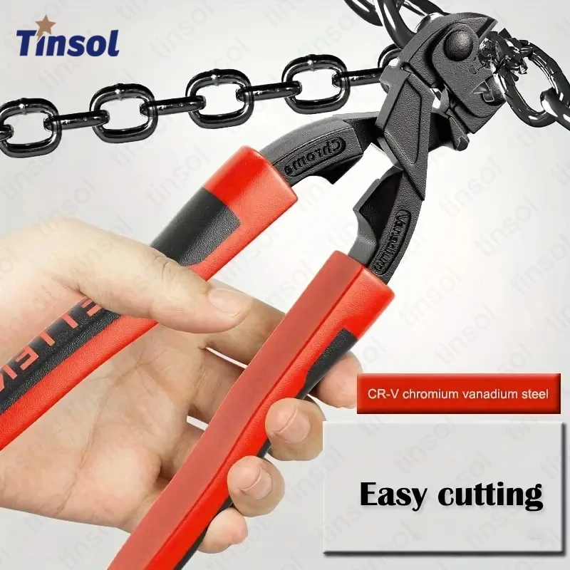 

TINSOL Mini Bolt Cutter Multitool Steel Wire Cutter Laborsaving Multifunctional Power Cut Iron Wire Wire Breaker Scissors Pliers