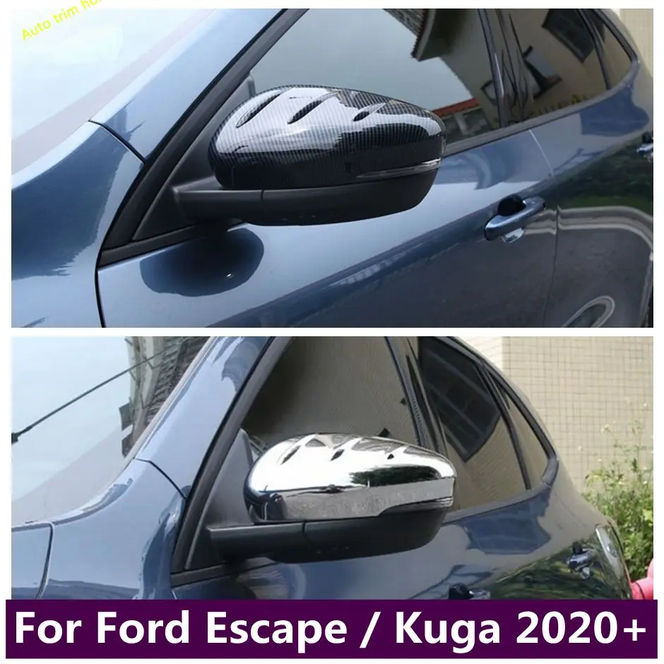 ประตูกระจกมองหลังหมวกตกแต่งProtectorฝาครอบTrim FitสําหรับFord Escape / Kuga 2020 - 2022 รถอุปกรณ์เสริม