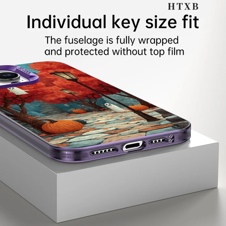 حافظة هاتف منقوشة بنمط المهر لهاتف iPhone 17 إلى 11 Pro Max Plus، الخيار الأفضل للهدايا