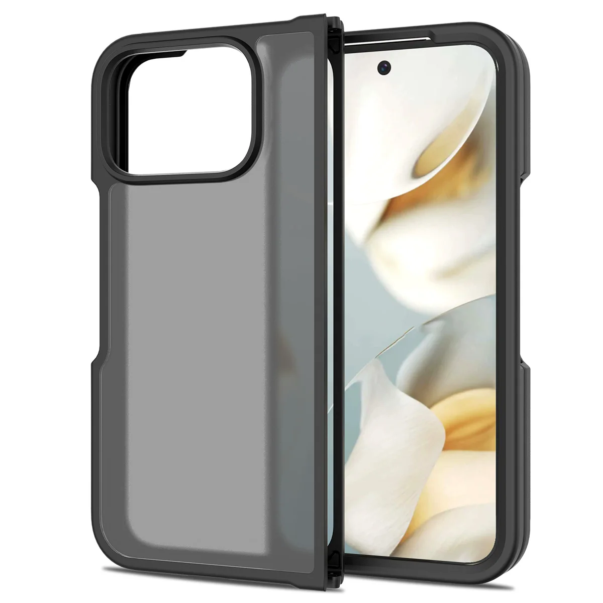 Image of Für Google Pixel 10 Pro Fold Hülle Luxus Skin Contrast Frosted Flap Cover für Google Pixel 10 Pro Fold stoßfeste Funda
