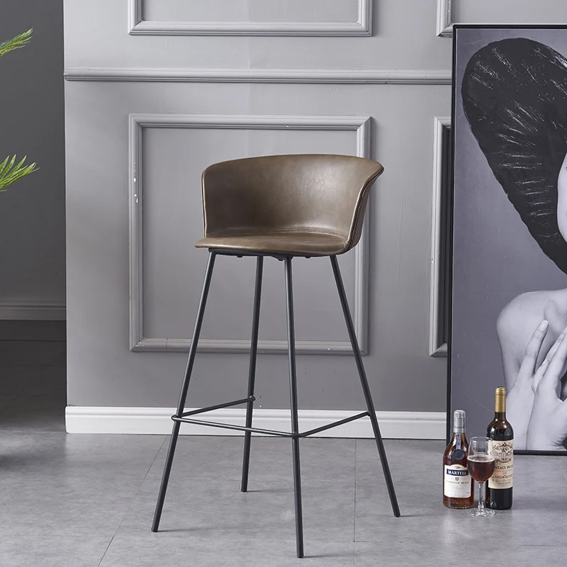 

Modern Relaxing High Chairs Kitchen Design Fashion Waiting High Chairs Single Comfortable Sillas Para Barra De Cocina Furniture