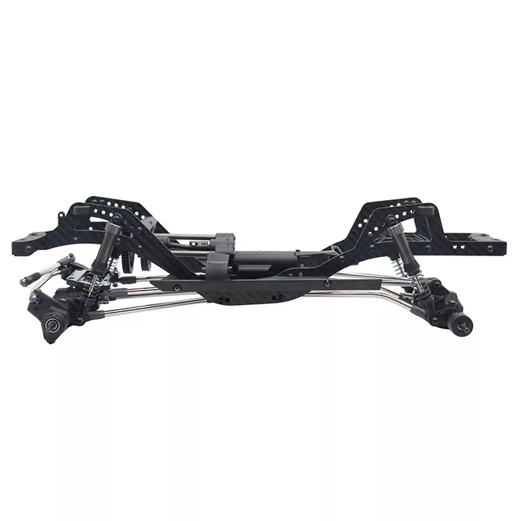 HR Graphite Rock Crawler Chassis Side Plates for Axial SCX10 Pro