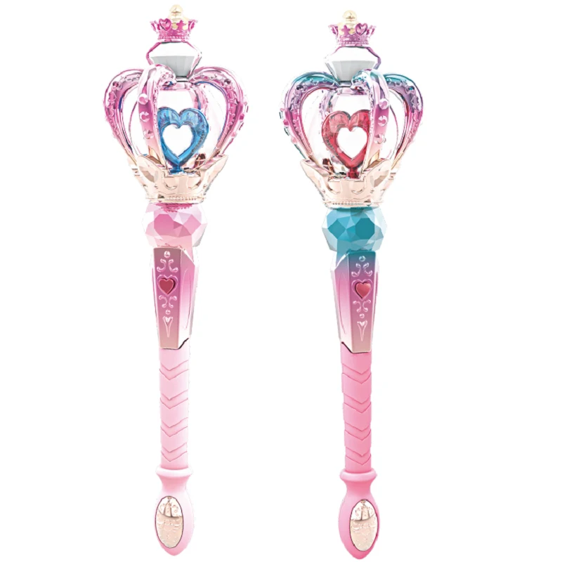 Musical Light Magic Wand  Princess For Girl Christmas  Cosplay Electric  Lovely Toy  Role-playing Portable Wand