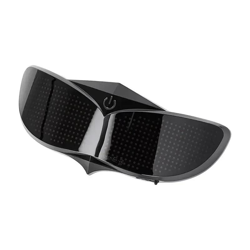 New Cycling Safety Warning Smart LED Helmet Display Bicycle Helmet Accessories For Night Riding LED Screen