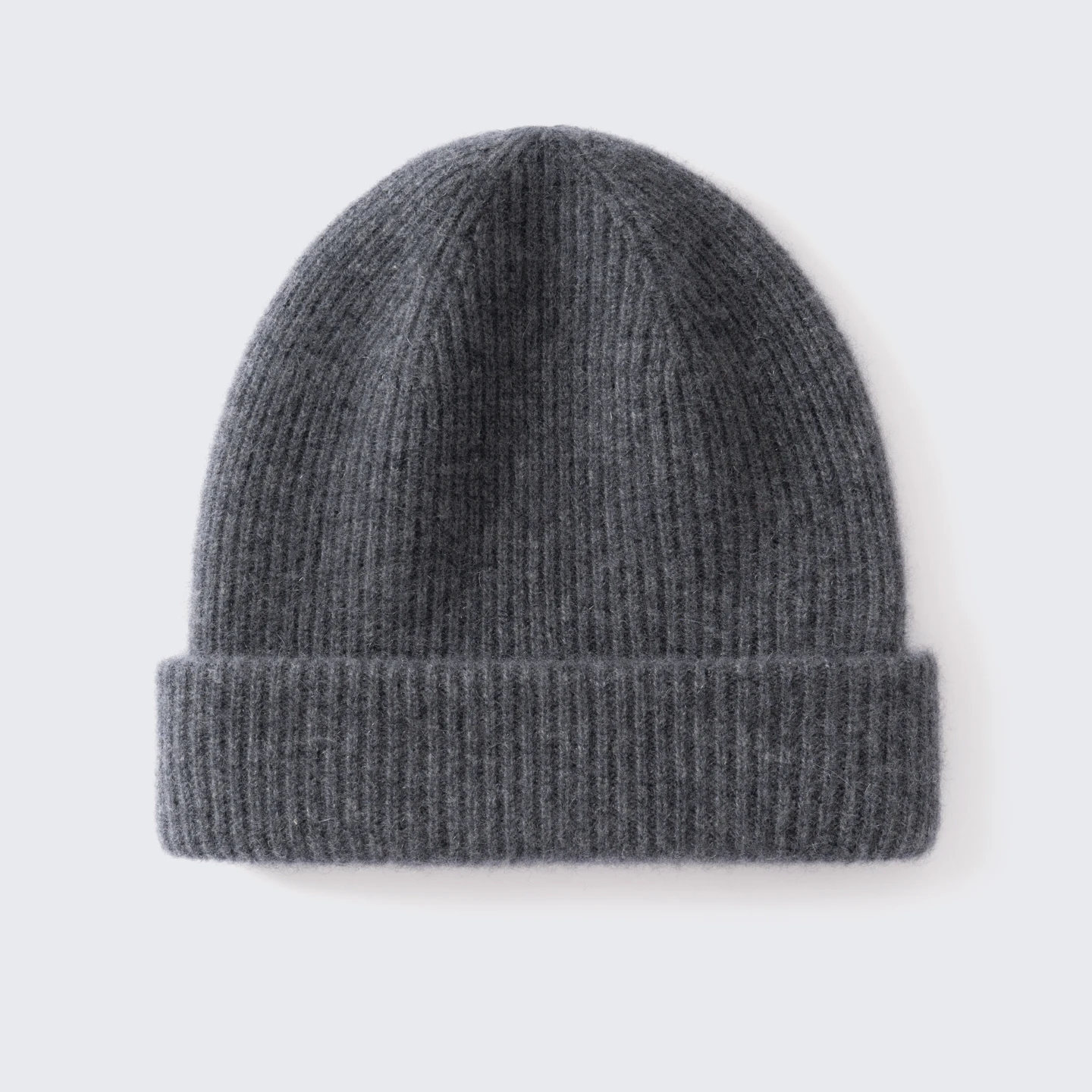 Men Hat Winter New 100% Goat Cashmere Knitted Double Layered Hats Outdoor Warm Fashion Casual Hat Women Beanie Cap Unisex Caps