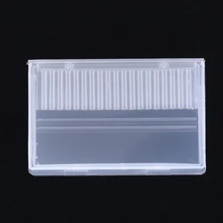 Transparent Acrylic 20 Hole Drill Bits Box Plastic Display Stand Container Use For 3/32