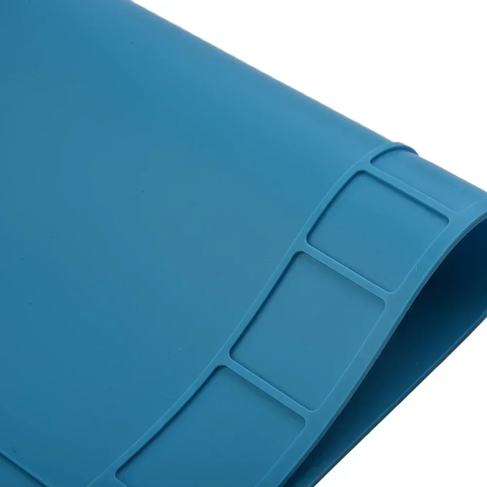 Tapete de reparo de solda de silicone com isolamento térmico antiestático, almofada de mesa para telefone, pc, à prova d\'água, poeira, resistência a