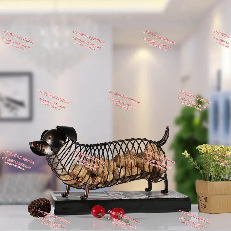 Dachshund Cork Holder Elegant Wine Stopper Display Rack Decorative Wine Cork