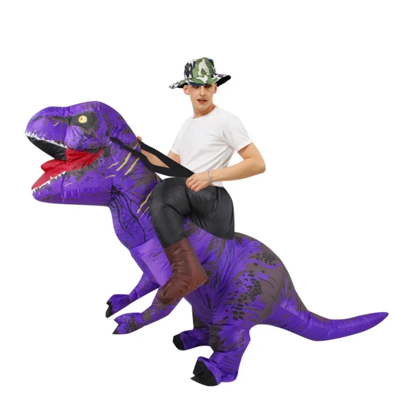 Fancy Dinosuar Mascot Costumes Adult Halloween T-rex Cosplay Costume Half Body Party Role Play Disfracez for Man Woman