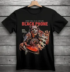 The Black Phone Never Talk To Strangers Horror Movie T-shirt Black S-3XL