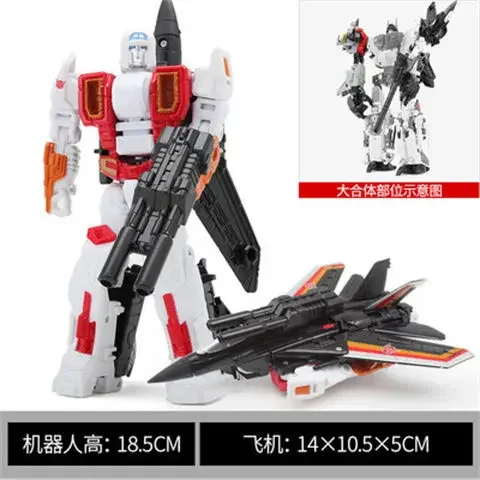 Transformação defensor idw combinador 6 em 1 conjuntos de equipe