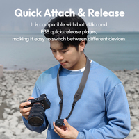 Ulanzi UKA06 Shoulder Strap Compatible with Uka & F38 Quick-Release Plates for Photograph Tripods DSRL Cameras Uka Quick-Release