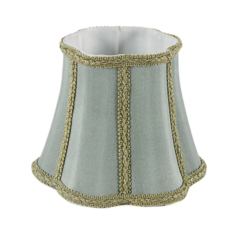 Chandelier fabric lampshade European simple fashion creative sky blue plum blossom shaped home lighting accessories shell cover